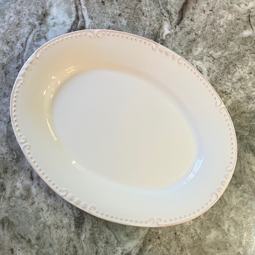 Skyros Designs Isabella Oval Platter Ivory - Picture 6 of 6